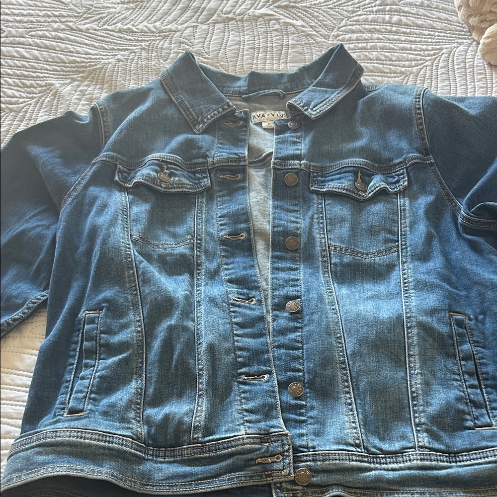 Ava & Viv Blue Denim Jacket